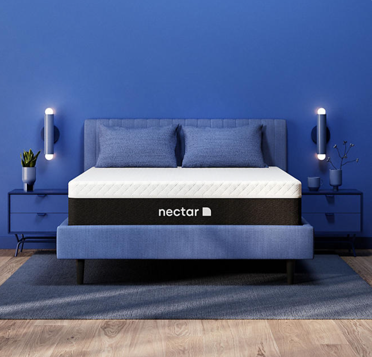 Nectar 12" Medium Plush Memory Foam Mattress - Bellso